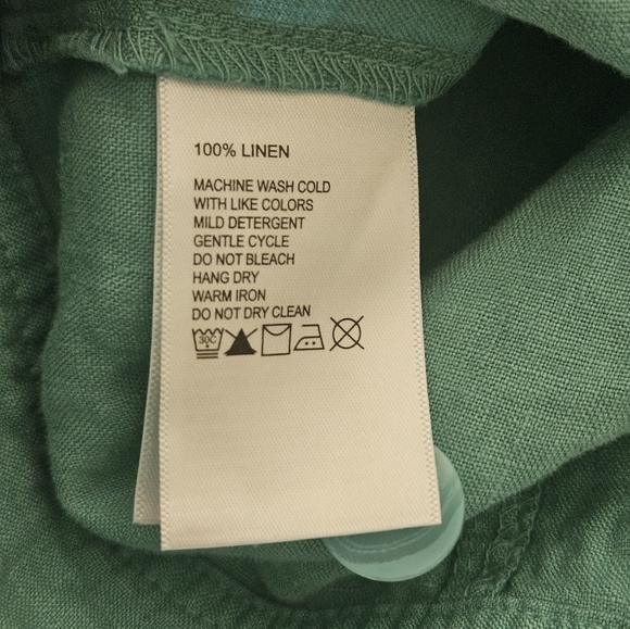 Tommy Bahama Linen Raw Edge Long Sleeve Button Front Jacket: Azul Marine (Teal) - Picture 11 of 14